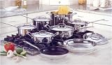 Cuisinart Chefs Classic Stainless Cookware 14 Piece Set 77-14BL