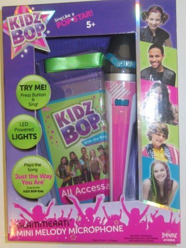 Kidz Bop Glammerati Mini Melody Microphone-Plays the Song "Just the Way Your Are"