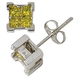 51g6HG57yQL. SL160  Yellow Diamond Earrings