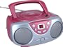 Curtis SRCD243M-PINK Sylvania SRCD243 Portable CD Player with AM/FM Radio, Boombox (Pink)