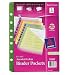 Avery Binder Pockets, Fits 3-Ring and 7-Ring Binders, Assorted, Pack of 5 (75307)