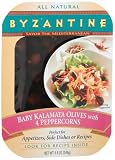 Review Byzantine  / Byzantine Baby Kalamata Olives With 4 Peppercorns, 8.8-Ounce Tray (Pack of 6)