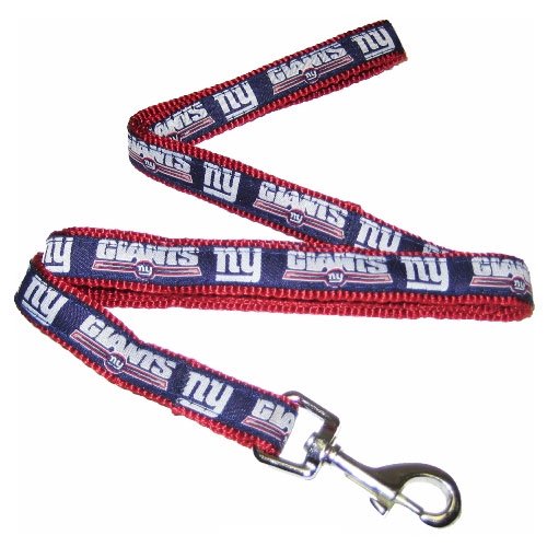 New York Giants Royal Blue Woven Team Pet Leash (Small)