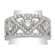 14K White Gold Diamond Ring/Band - 1.50 Ct.