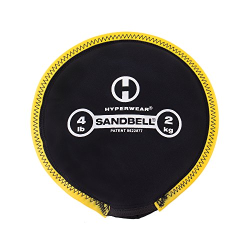 Hyperwear SandBell Sandbag Training Free Weight (Pre-filled) 4 pounds