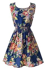 Leopard Print Above the Knee Short Sleeves Linen Mini Dress 