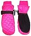 N'Ice Caps Unisex Adults Quilted Thinsulate and Waterproof Ski Mittens