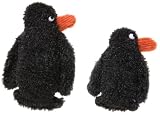 West Paw Design Li'l Scoot Penguin Squeak Toy for Dogs, Charcoal