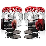 Power Stop KC2705 1-Click Performance Brake Kit with Caliper, Front & Rear