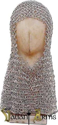 Chainmail Coif Riveted Steel