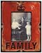 Wilco Imports Wood Red Frame, Family, 9-Inch x-3/4-Inch x11-1/2-Inch