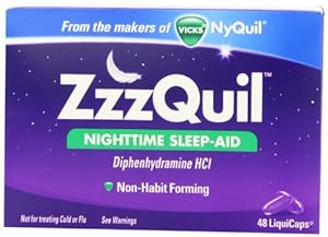 ZzzQuil Nighttime Sleep-Aid Liquicaps 48 Count