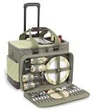 Deluxe Hamptons Cooler for 4 on Wheels