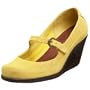 Aerosoles Women's Gather That Mary Jane Wedge,Yellow Suede,8 M US