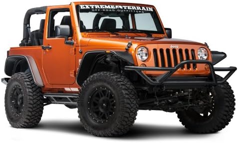 Red Rock 4x4 J100182 Rock Crawler Front Grille Guard Textured Black