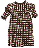 : Icky Baby Gumdrop Brown Puff Sleeve Dress