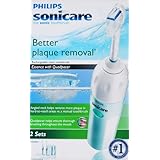 Philips Sonicare Essence HX5752/71 Power Toothbrush Twin Pack (2 Handles, 2 Travel Caps, 2 Chargers, 2 Cases, 2 Brushheads, and 2 Brushhead Holders)