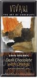 Vivani Premium Organic Chocolate Bars, Dark Chocolate with Orange, 3.5-Ounce Bars (Pack of 10)