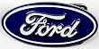 Ford Emblem Enamel Pewter Belt Buckle