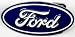 Ford Emblem Enamel Pewter Belt Buckle