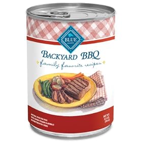 Blue Buffalo Family Favorite Canned Dog Food, Backyard BBQ (Pack of 12 12.5-Ounce Cans)