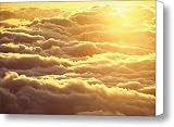 Bed Of Puffy Clouds Canvas Print / Canvas Art - Artist Carl Shaneff - Printscapes