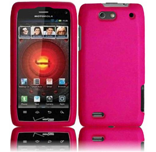 Hot Pink Hard Case Cover for Motorola Droid 4 XT894