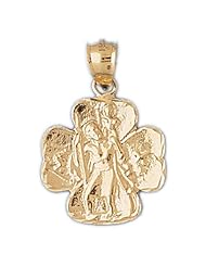 CleverEves 14k Gold Pendant Religious 4.8 - Gram(s)