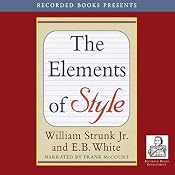 The Elements of Style (Recorded Books Edition) | [William Strunk, E. B. White]