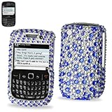 Smile Case Blue Bling Rhinestone Crysal Jeweled Snap on Full Cover Case for ....