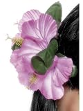 Hawaiian Flower Hair Clip - Pink and Green