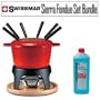 Swissmar Sierra 11-piece Meat Fondue Set With Swiss Fire Gel 0.5L/17OZ.