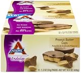 51g7BXzrjOL. SL160  Atkins Endulge Peanut Butter Cups   12pack, 1.2oz bars per box (Pack of 4)