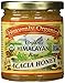 Heavenly Organics 100% Organic Raw Acacia Honey (12oz) Lightly Filtered - Made from Wild Beehives & Free Range Bees; Dairy, Nut, & Gluten Free, Kosher