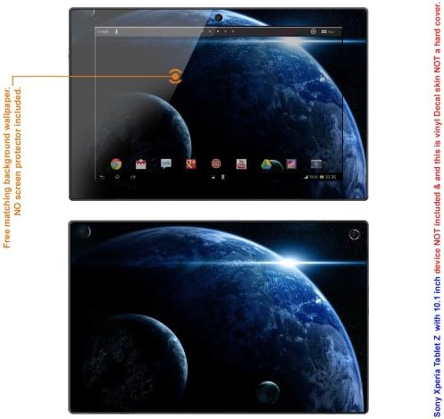 Decalrus Matte Protective Decal Skin skins Sticker for Sony Xperia Tablet Z2 "Z2" with 10.1" screen (IMPORTANT: Must view "IDENTIFY" image for correct model) case cover XperiaTabZ2-92