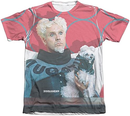 Zoolander Mugatu (Front Back Print) Mens Sublimation Shirt White MD
