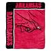 NCAA Arkansas Razorbacks 50-Inch-by-60-Inch Raschel Plush Throw "School Spirit" Design