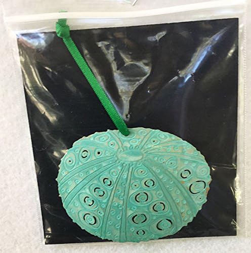 Sea Urchin Original Brass Ornament with Patina Finish