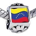 Venezuela Flag Beads - Pandora Bead & Bracelet Compatible