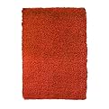 Contemporary Home Bath Rug - Chinese Red (17x24")