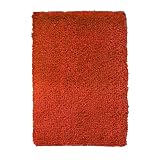 Contemporary Home Bath Rug - Chinese Red (17x24")