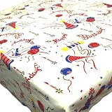 1950's Vintage Style Happy Birthday Tablecloth