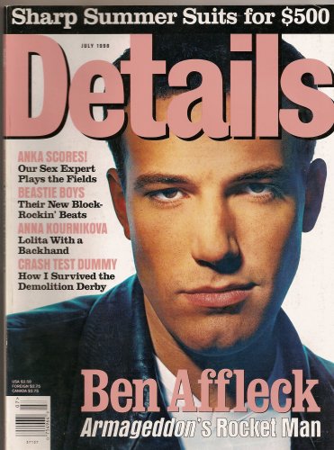 Details Magazine, July 1998 Ben Affleck Cover (Single Back Issue)