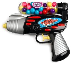 Kidsmania Bubble Blaster Gumball Filled Squirt Gun, 1.05-Ounce Candy-Filled Dispenser (Pack of 6)