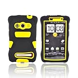 BLACK YELLOW Trident Kraken Hard Case For HTC EVO 4G