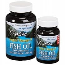 Carlson Super Omega-3, 100 + 30 Softgels, Bottle