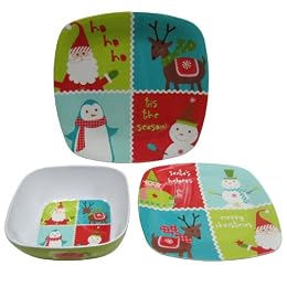 Product Image Holiday Icon Melamine Dinnerware Set of 12