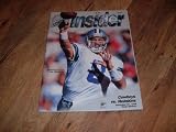 Dallas Cowboys Insider Game Program-Troy Aikman cover photo-Cowboys vs. Redskins, December 27, 1998-Texas Stadium.