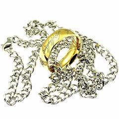 Der eine Ring - an Kette - OneSize, vergoldet