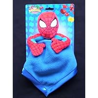 Spider-man Lovey Cuddle Blanket Satin Edging